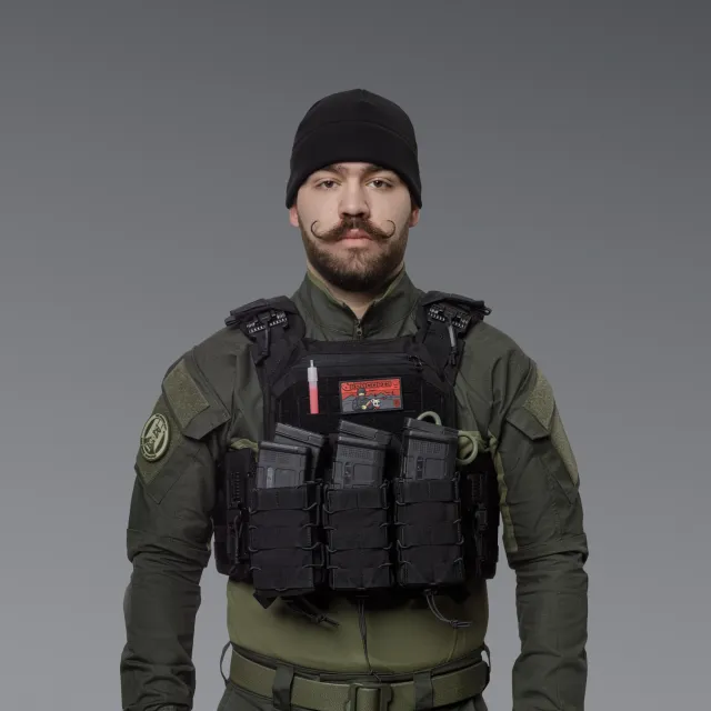 4 - Шапка флісова Winter Cap Чорна. Polyester. Розмір: S-M