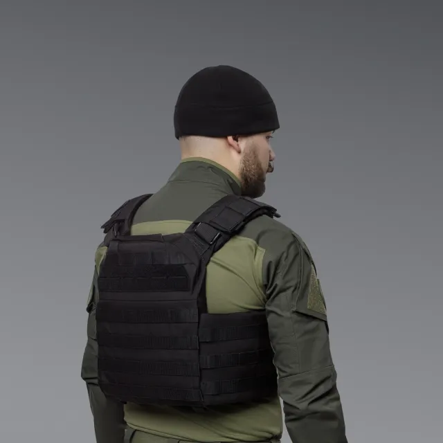3 - Шапка флісова Winter Cap Чорна. Polyester. Розмір: S-M