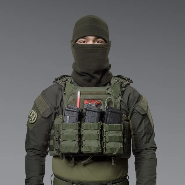 4 - Комплект Winter Tactical Kit: Бафф + Шапка Олива. Размер S-M