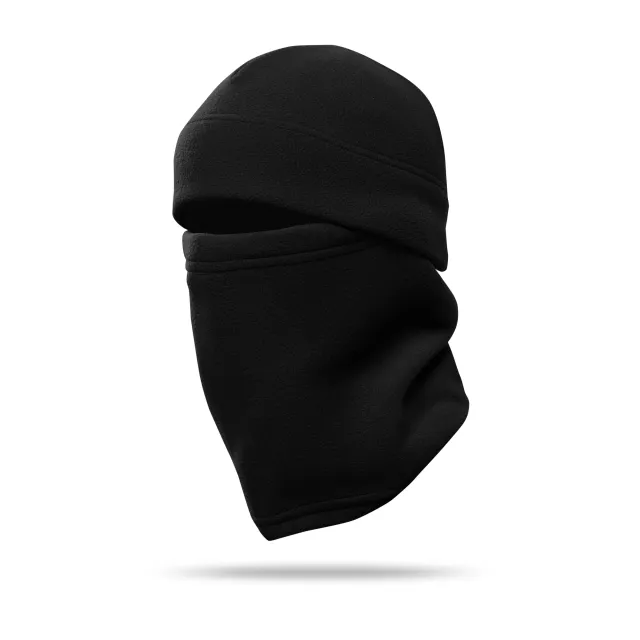 1 - Комплект Winter Tactical Kit: Бафф + Шапка Черный. Размер S-M