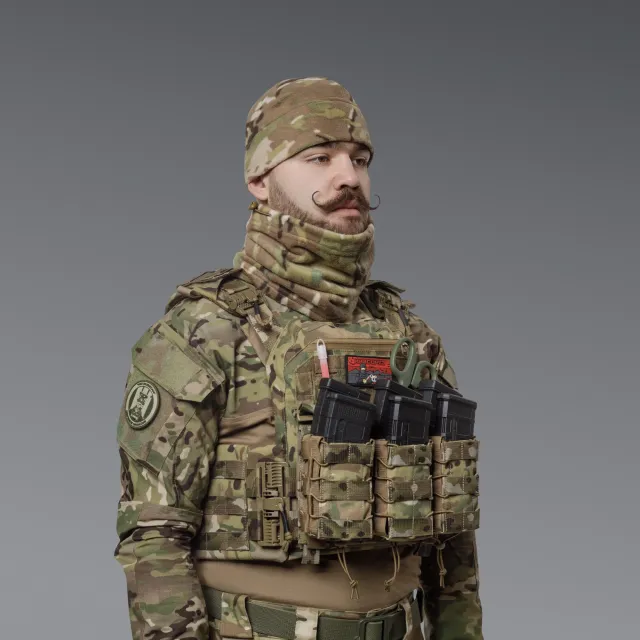 5 - Комплект Winter Tactical Kit: Бафф + Шапка Мультикам . Размер S-M