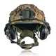 7 - Комплект: Шолом FAST TEAM WENDY 2.0 NIJ IIIA Олива + активні навушники EARMOR M32 (Олива), кріплення Чебурашка, Кавер Мультикам. Розмір XL