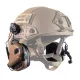 3 - Активні тактичні навушники з мікрофоном Earmor M32H MOD3 Helmet Version Койот