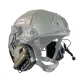 3 - Активні тактичні навушники з мікрофоном Earmor M32H MOD3 Helmet Version Олива