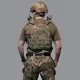 3 - Плитоноска TUR PRO Gen 2, (Комплект 7 підсумків) з системою швидкого скидання, для бронеплит 25х30 см. Колір Піксель. Розмір XL.