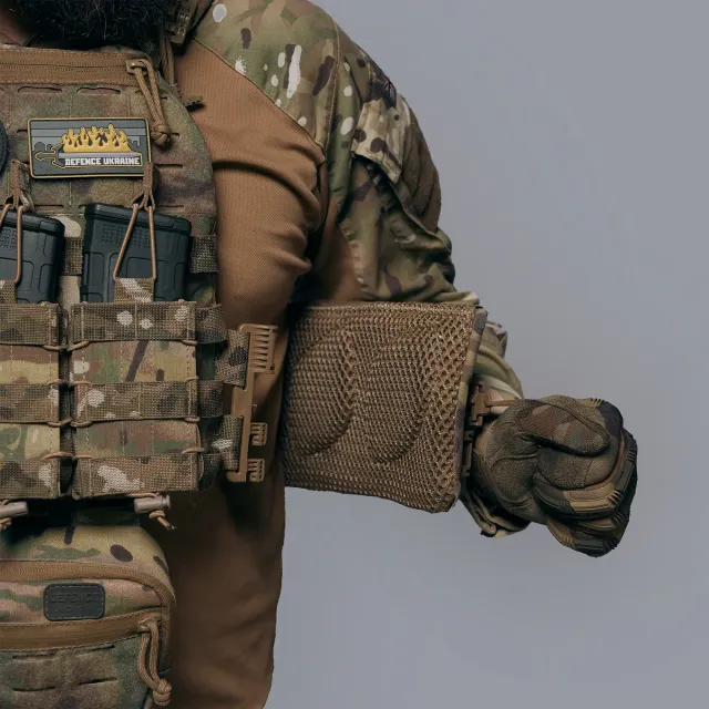 8 - Плитоноска TUR PRO Gen 2, система швидкого скидання. Molle. Колір Піксель. Розмір M.