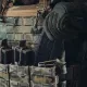 7 - Плитоноска TUR PRO Скелетон, 3 підсумки для AK/AR з системою швидкого скидання. Molle. Колір Мультикам.