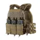 1 - Плитоноска TUR PRO Скелетон, 3 підсумки для AK/AR з системою швидкого скидання. Molle. Колір Койот.