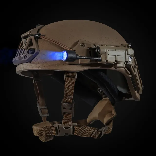 7 - Ліхтар тактичний на шолом Sidewinder MPLS 5LED з IFF (свій-чужий) маяком. Койот