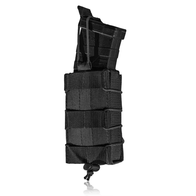 1 - Одинарний підсумок під магазини AK\AR. Cordura 1000D. Molle. Чорний