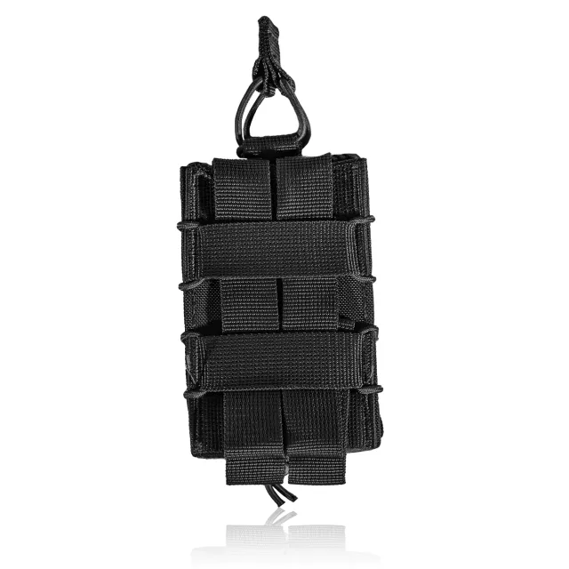 3 - Одинарний підсумок під магазини AK\AR. Cordura 1000D. Molle. Чорний