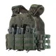 1 - Плитоноска TUR PRO Скелетон, 3 підсумки для AK/AR з системою швидкого скидання. Molle. Колір Олива.