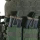 13 - Плитоноска TUR PRO Скелетон, 3 підсумки для AK/AR з системою швидкого скидання. Molle. Колір Олива.