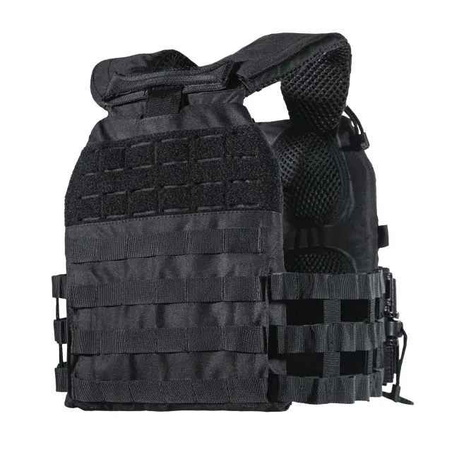 2 - Плитоноска TUR PRO Скелетон, 3 підсумки для AK/AR з системою швидкого скидання. Molle. Колір Чорний.