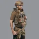 7 - Бронежилет 3-го класу (TUR PRO Gen 2). Вага 3.7 кг. (Комплект). З системою швидкого скидання. Molle. Колір Піксель. Розмір M.