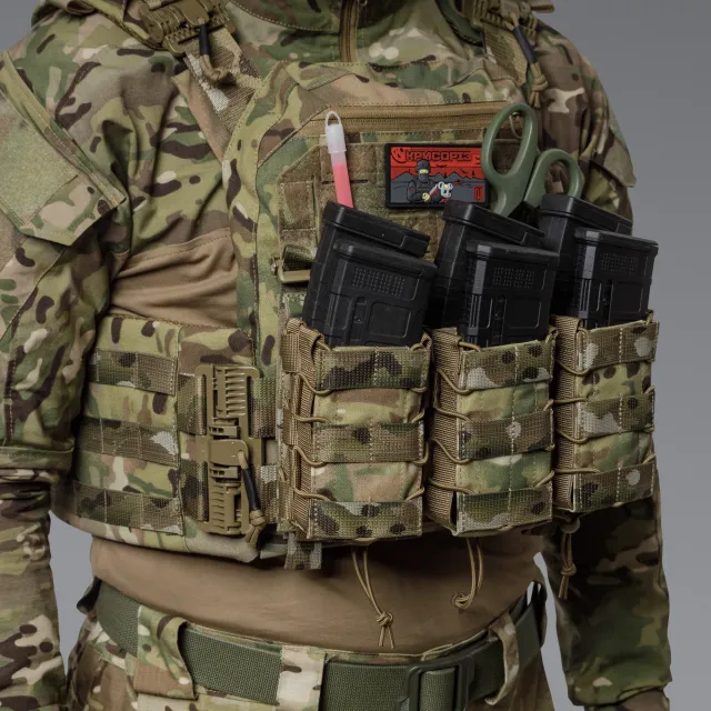 4 - Подвійний підсумок під магазини AK\AR. Cordura 1000D. Molle. Мультикам