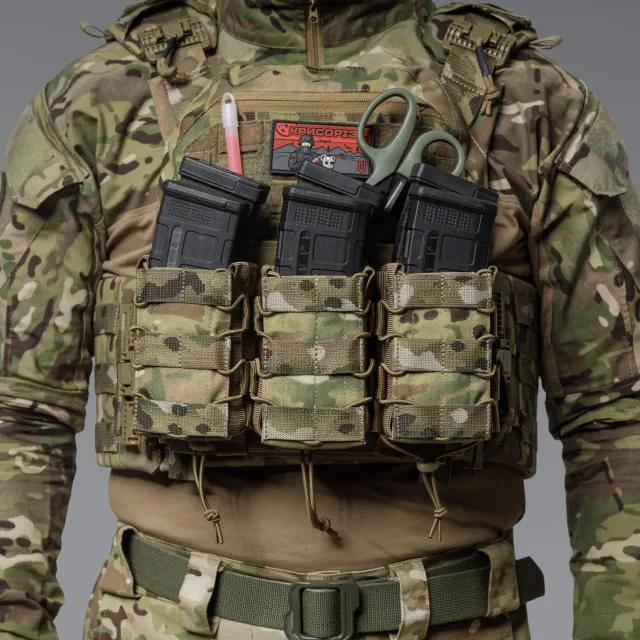 5 - Подвійний підсумок під магазини AK\AR. Cordura 1000D. Molle. Мультикам