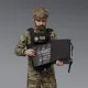 4 - Тактичний килимок для сидіння. CORDURA 1000D. Чорний