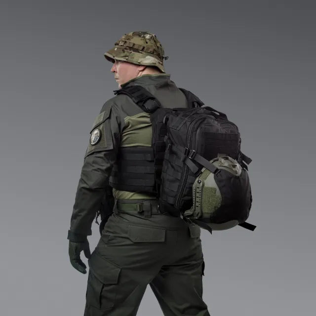 3 - Тактичний рюкзак RAGNAR на 20л. CORDURA 1000D. Чорний
