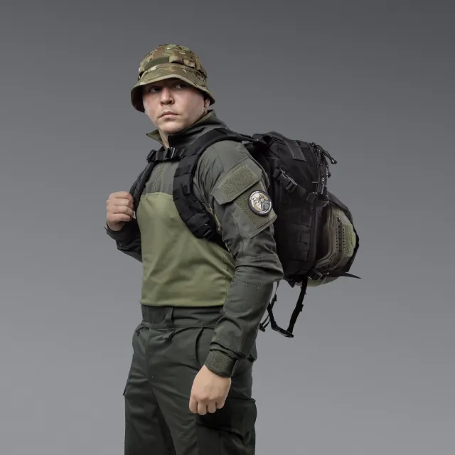 8 - Тактичний рюкзак RAGNAR на 20л. CORDURA 1000D. Чорний