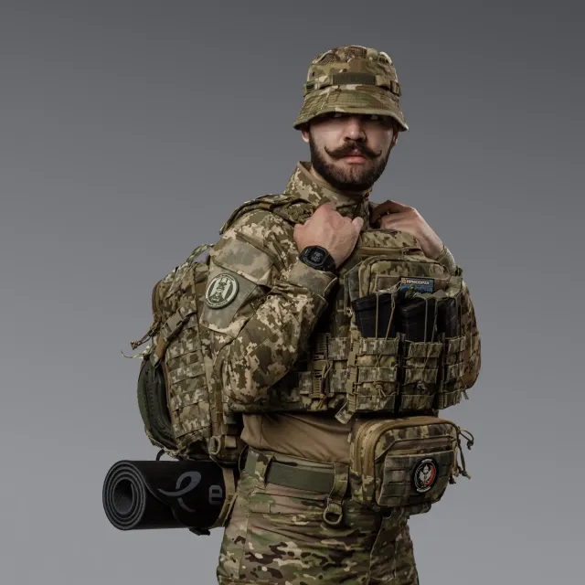 10 - Тактичний рюкзак RAGNAR на 20л. Cordura 1000D Піксель