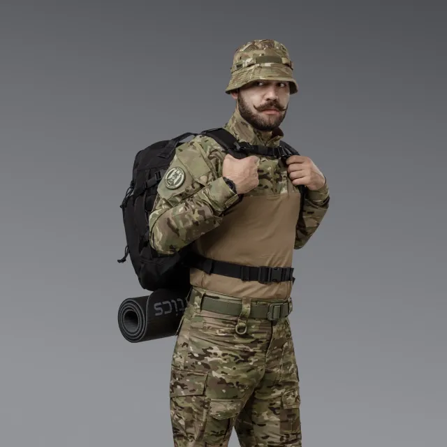 4 - Тактичний рюкзак Scout на 40л. Cordura 1000D Чорний