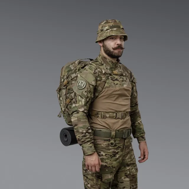 4 - Тактичний рюкзак Scout на 40л. Cordura 1000D Мультикам