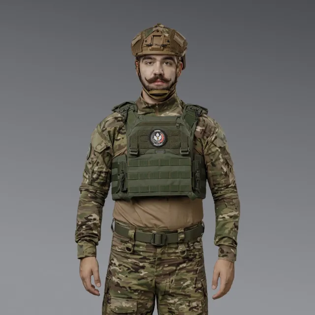 3 - Плитоноска SVAROG PRO з системою швидкого скидання. Molle. Колір Олива.