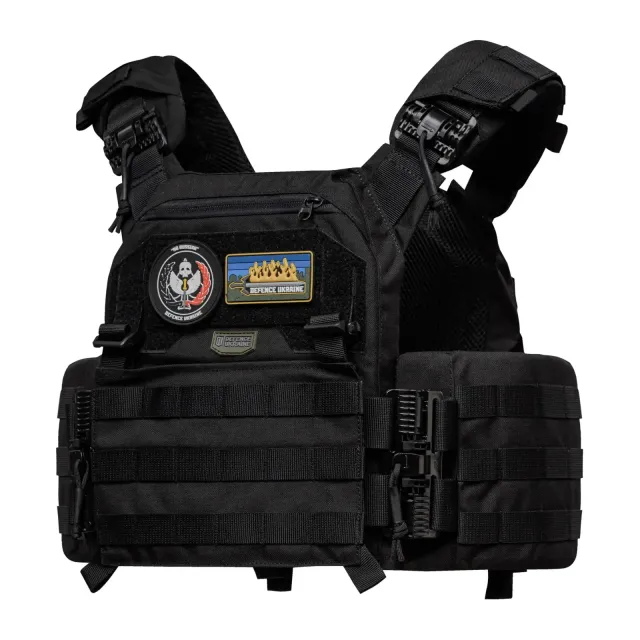 1 - Плитоноска SVAROG PRO з системою швидкого скидання. Molle. Колір Чорний.