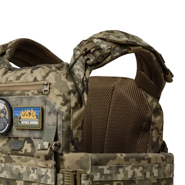10 - Плитоноска SVAROG PRO з системою швидкого скидання. Molle. Колір Піксель.