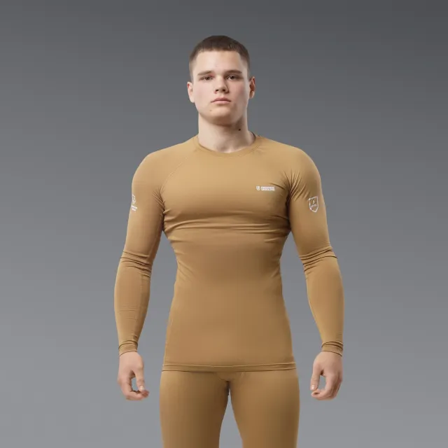 6 - Термобілизна (верх) Frost Guard реглан LVL 1 (1 Рівень) Койот. Розмір M