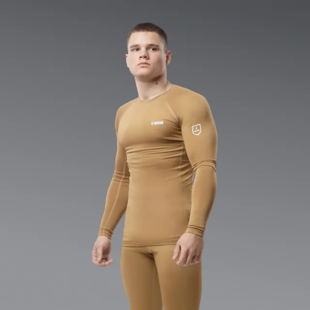 2 - Термобілизна (верх) Frost Guard реглан LVL 1 (1 Рівень) Койот. Розмір L