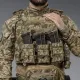 9 - Нагрудний адмін-підсумок. MOLLE. Тактичний підсумок. Піксель