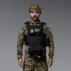 3 - Нагрудный админ-подсумок. MOLLE. Тактический подсумок. Черный