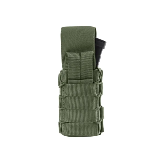 2 - Подвійний закритий підсумок під магазини AK\AR. Cordura 1000D. Molle. Олива