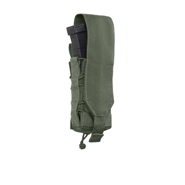 5 - Одинарний закритий підсумок під магазини AK\AR. Cordura 1000D. Molle. Олива
