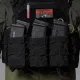 5 - Подвійний підсумок під магазини AK\AR. Cordura 1000D. Molle. Чорний