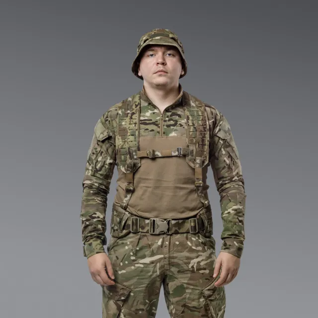 3 - Тактичний розвантажувальний пояс РПС 1 класу захисту, Cordura 1000D. Мультикам. S/M