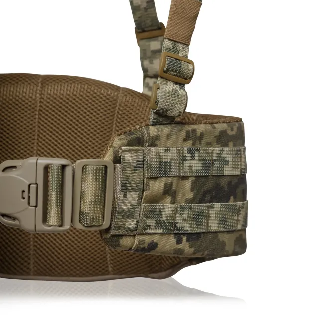 15 - Тактический разгрузочный пояс РПС 1 класса защиты, Cordura 1000D. Пиксель. S/M