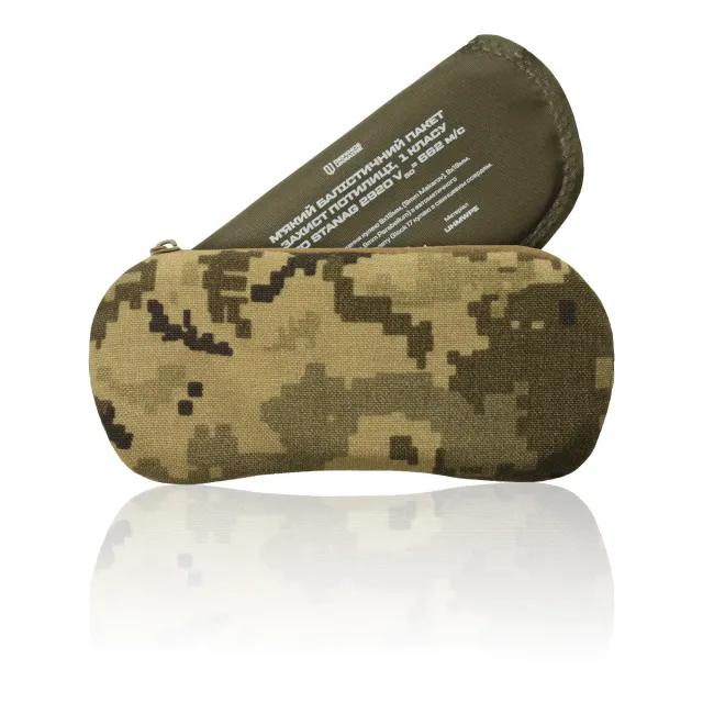 6 - Балістичний захист потилиці 1-го класу захисту. CORDURA 1000D. Піксель