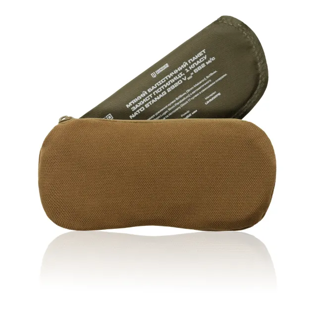 6 - Балістичний захист потилиці 1-го класу захисту. CORDURA 1000D. Койот
